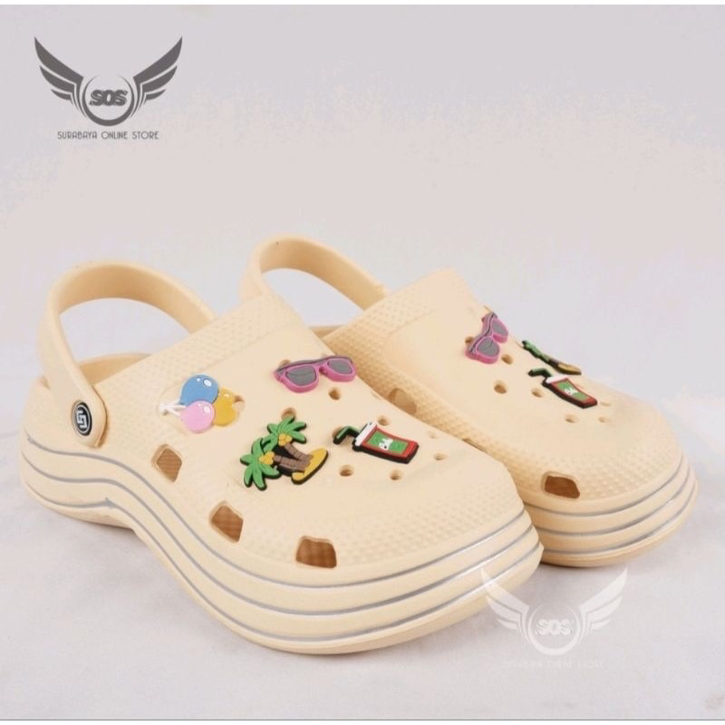 Sandal Baim Wanita Tinggi D06