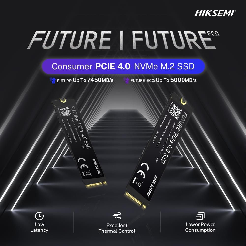 SSD HIKSEMI FUTURE Eco PCIe Gen4x4 NVME 2TB | HS-SSD-FUTURE Eco 2048G