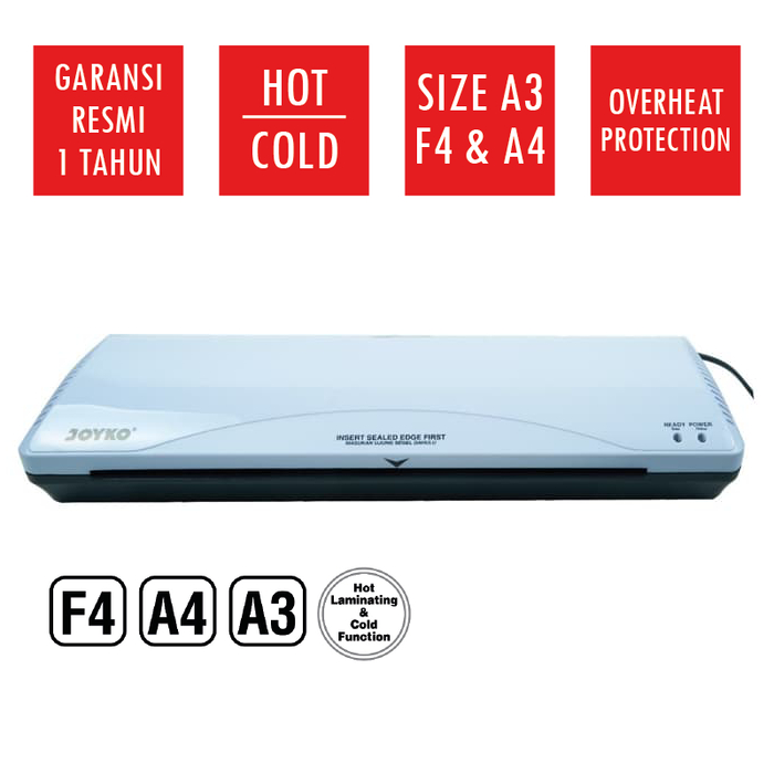 Mesin Laminating Laminasi Laminator A3 F4 A4 Joyko LM-03