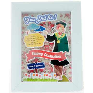Scrap Frame 3D Paket Hemat Kado Wisuda - PARCEL MANIA MAGELANG