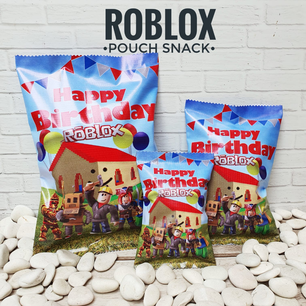 

Roblox Pouch Snack Vinyl Kemasan Snack Hampers Birthday Jumbo Souvenir Ulang Tahun Pesta Set Hadiah Gift