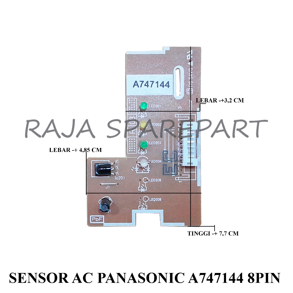 MODUL DISPLAY/DISPLAY SENSOR/MODUL SENSOR AC/SENSOR AC PANASONIC A747144 8PIN