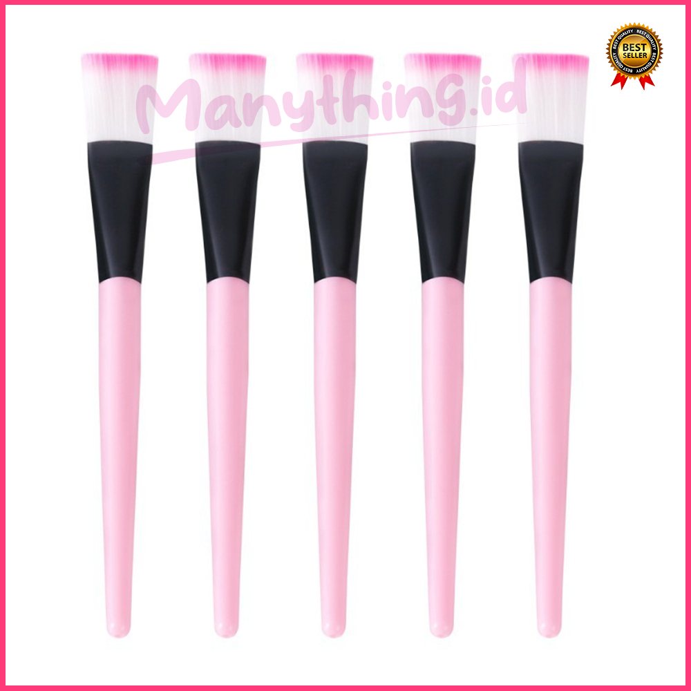 [Check Out 1000] Brush Masker Kuas Masker 1 Buah Kuas Masker Elegan Halus Kuas Make Up Bulu Pink