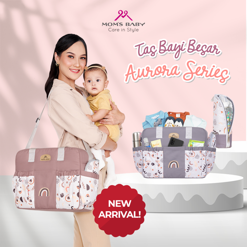 Tas Bayi Besar + TBS Aurora Series -Moms Baby - MBT3057