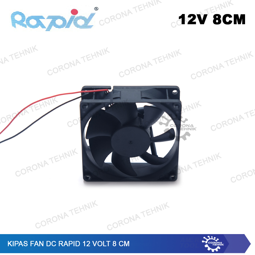 Fan DC 12 Volt Rapid 8 cm