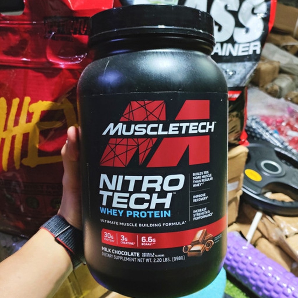 Muscletech Nitrotech Whey Protein Performance 2,2 Lbs Susu Whey Fitnes