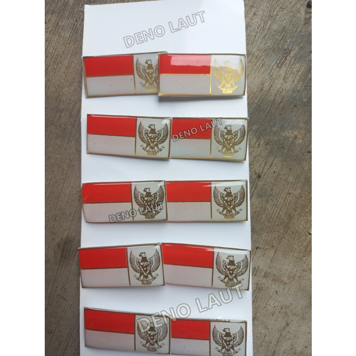 Pin Bendera Merah Putih Garuda