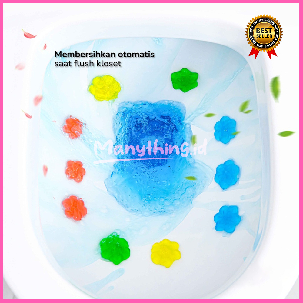 (MANYTHING) Gel pengharum kloset duduk/jongkok/gel pembersih toilet kamar mandi