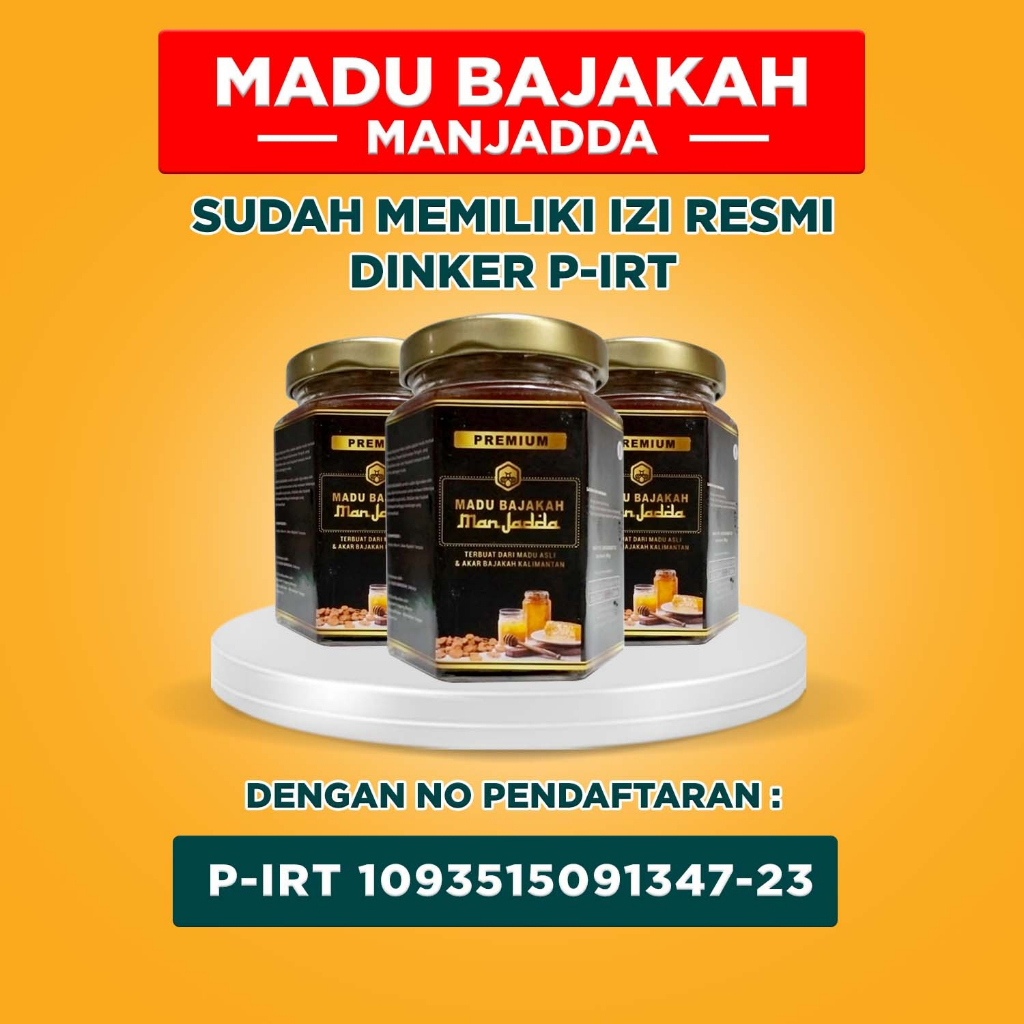 Madu Akar Bajakah MANJADDA Premium 100% ORIginal Kalimantan - Atasi Benjolan Kanker Tumor &amp; Segala Kronis