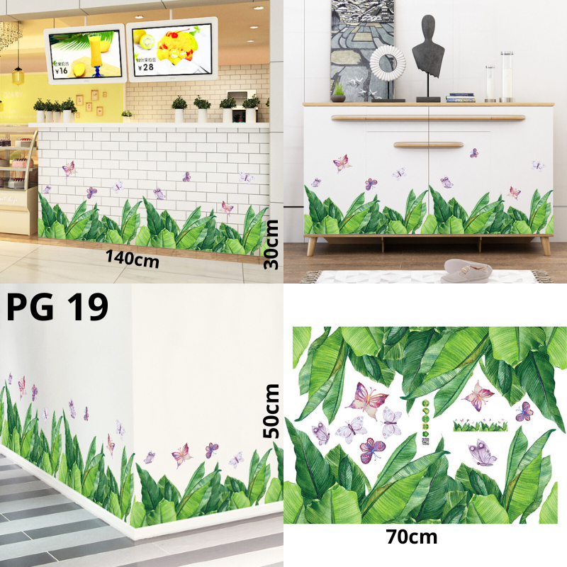 WALL STICKER STIKER SETIKER RUMPUT WALLSTIKER WALLSTICKER DINDING PAGAR LIS BORDER RUMPUT POHON BUNGA MATAHARI SUNFLOWER DEKORASI RUMAH RUANG MAKAN TAMU KAMAR WALSTIKER DEKOR DECOR TEMBOK KERAMIK KRAMIK DAPUR POT RAK SANGKAR BURUNG WALLPAPER DAUN