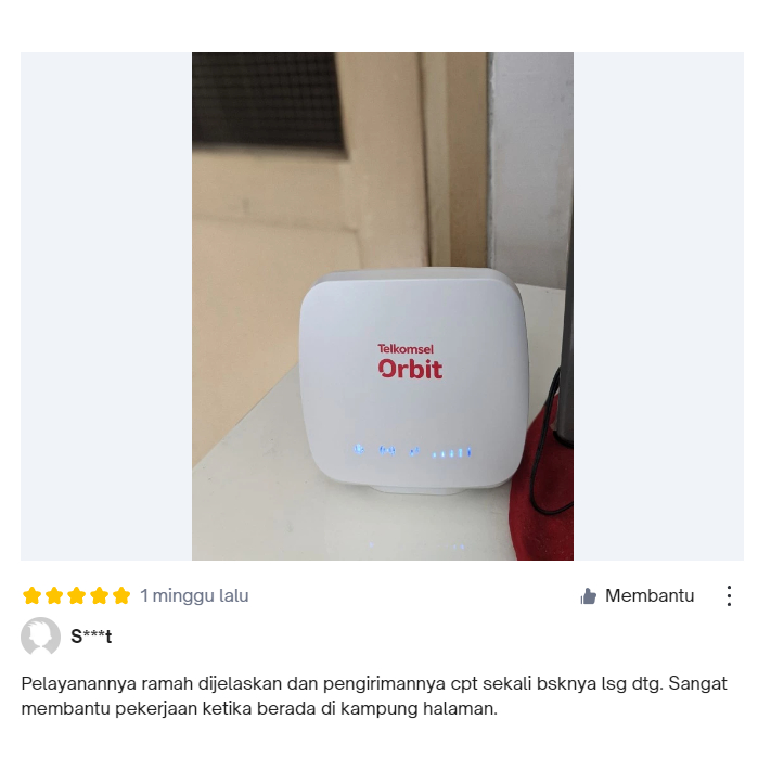 Telkomsel Orbit Star A1 Modem Router 4G WiFi High Speed by Advan Kuota