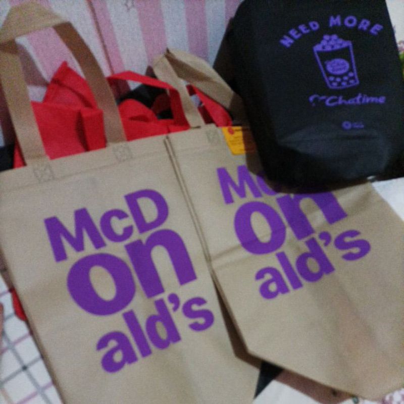 Totebag / Reusable bag ori McD Chatime Hokben