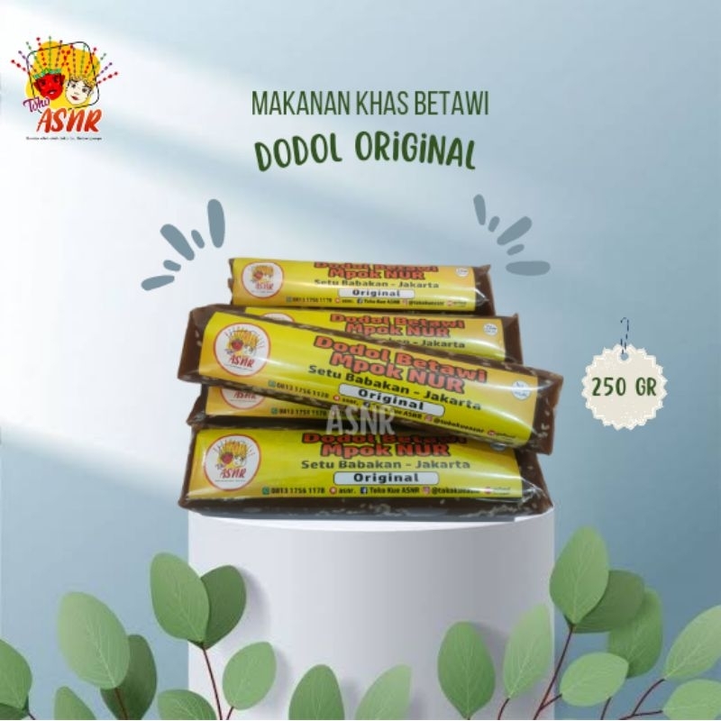 

Dodol Betawi Mpok Nur 250gram