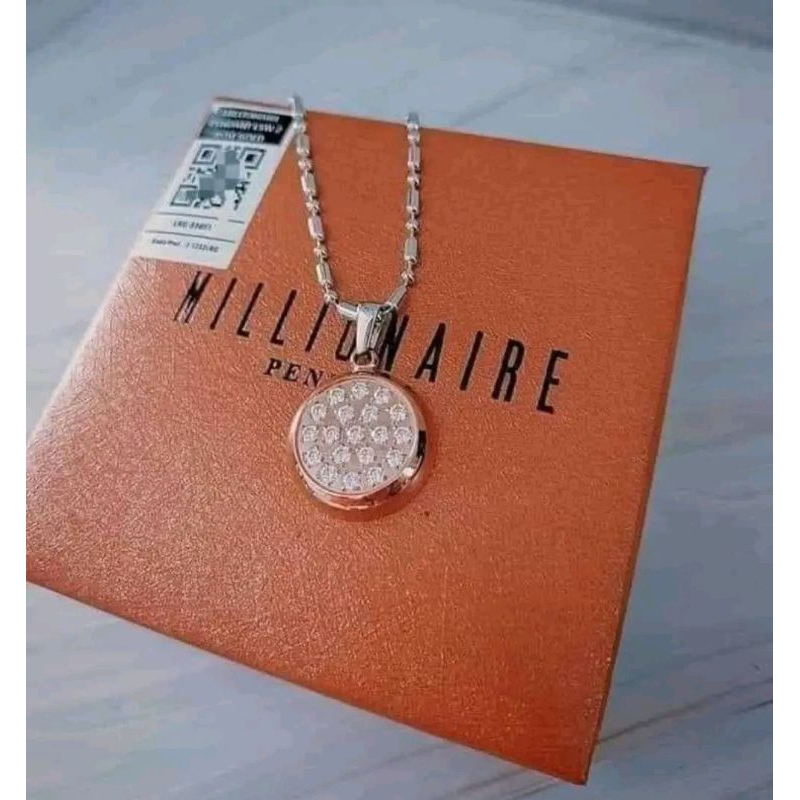 kalung kesehatan MCI/pendant LSW v2 black/pendant rose gold mci