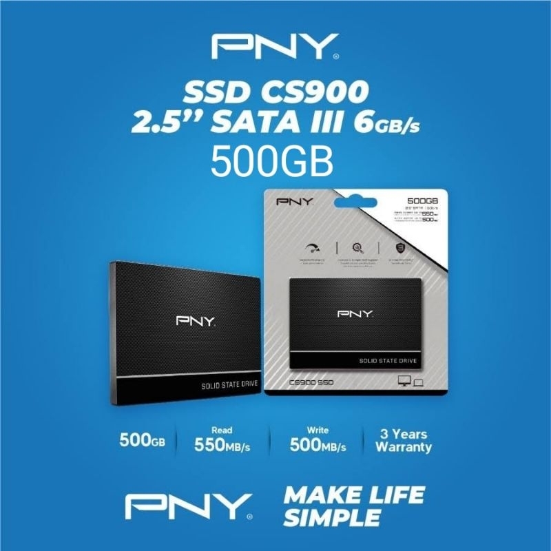 PNY SSD CS900 500GB SATA III