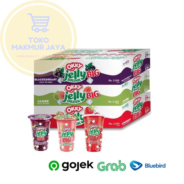 

[DUS] OKKY JELLY BIG DRINK CUP 220ml | 24pcs