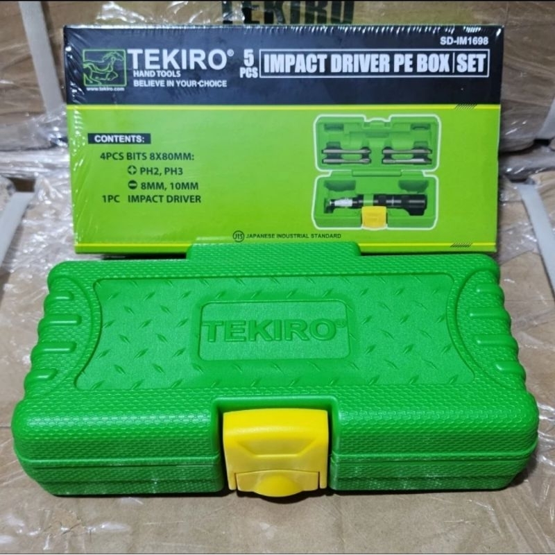 OBENG KETOK TEKIRO 5 PCS IMPACT DRIVER SET 5 PCS TEKIRO