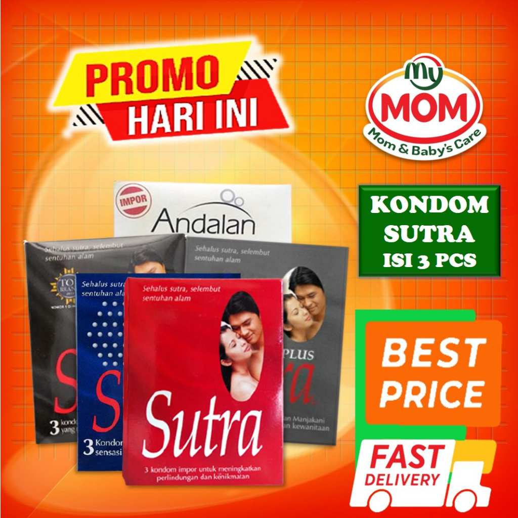 [BPOM] Kondom Sutra Isi 3 Pcs / Sutra Kondom / Sutra Classic / Sutra Merah / Sutra OK / Sutra Hitam / Sutra Gerigi / Sutra Biru / Sutra Plus / Sutra Abu / /Sutra Kondom Import / MY MOM