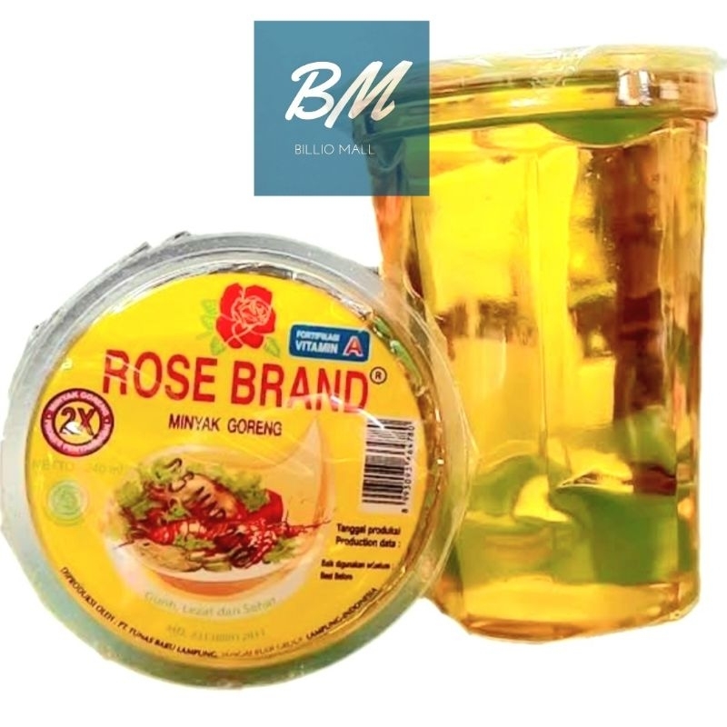 

Minyak Goreng Gelas Cup Rose Brand 220 ml Minyak Sawit