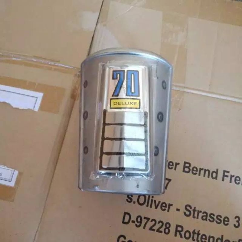 panel dada honda c70 set emblem panel dada dasi C70 presisi