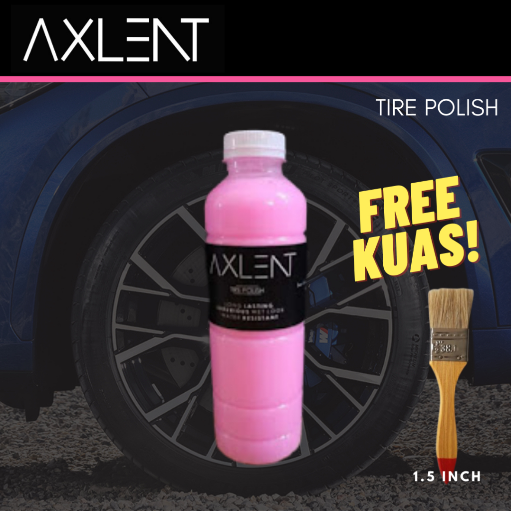 Semir Ban AXLENT TIRE POLISH Kualitas Premium Isi 330 ml