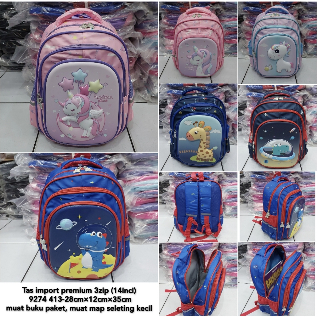 Tas ransel import paud pg tk