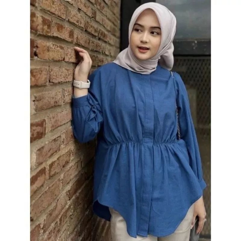 ALYA SHIRT - Kemeja Wanita - Atasan Wanita Oversize