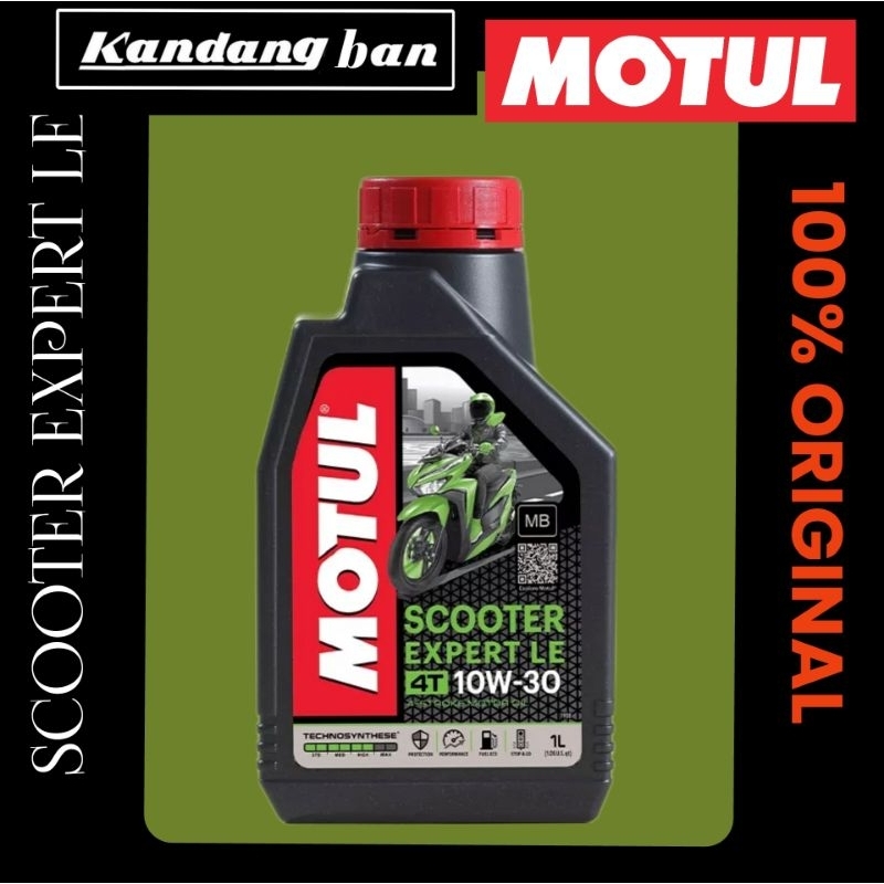 OLI MOTUL MATIC SCOOTER EXPERT LE  10W-30 1L , UNTUK SEMUA MATIC  (100% ORIGINAL)