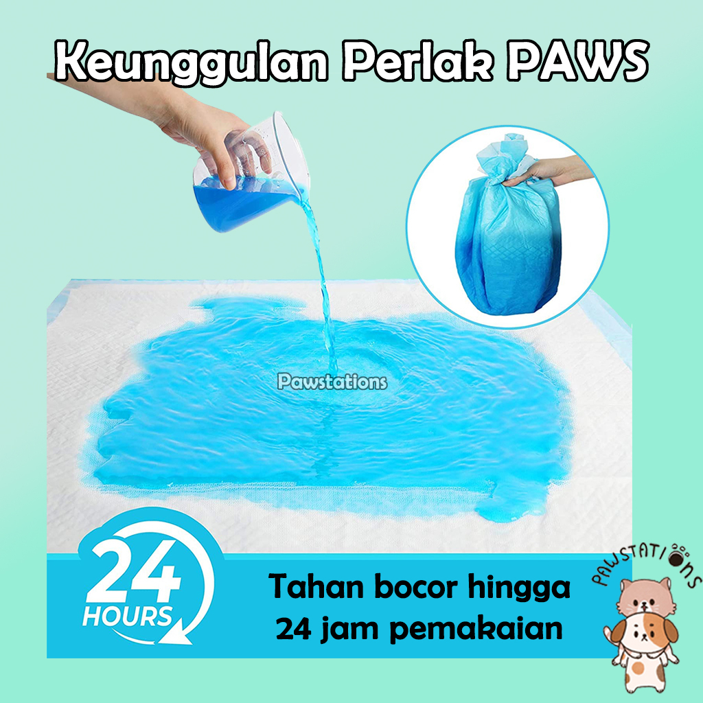 Perlak / Alas Pipis Pee Pad Alas Kencing Anjing Alas Pipis Anjing Size Small Perlak Kecil 20pcs