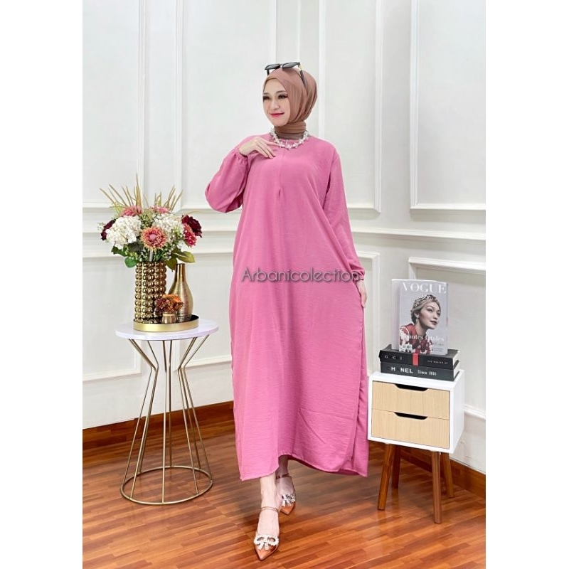 GAMIS ABAYA CRINCLE LENGAN PANJANG PB 135