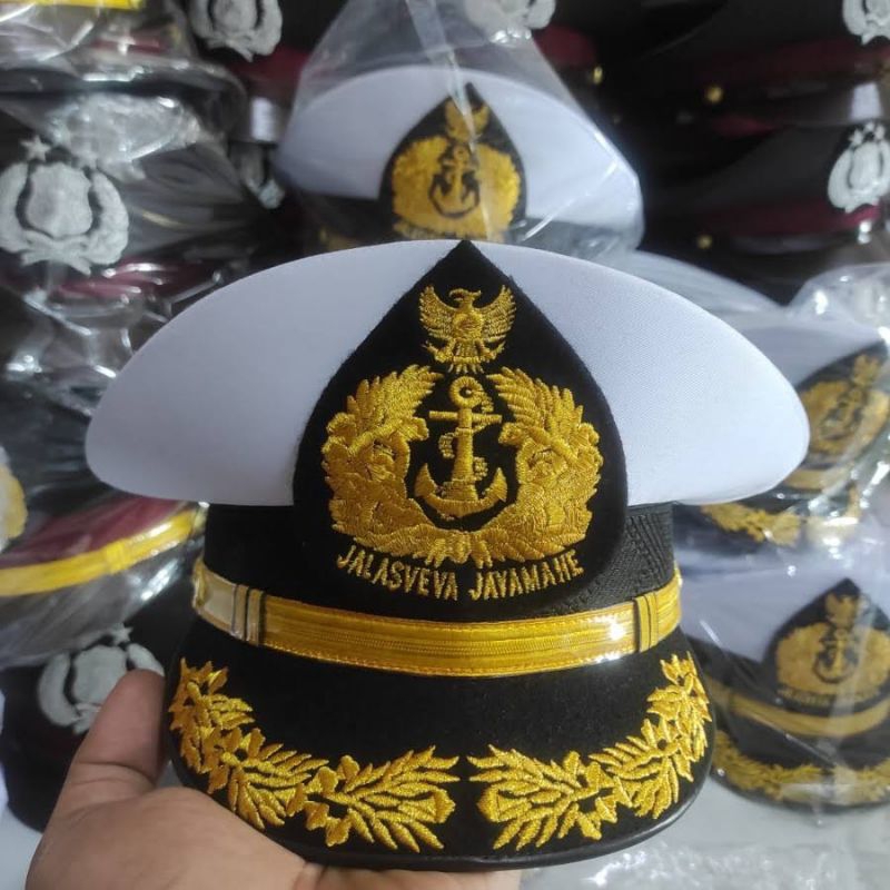 Topi Pet PDU TNI AL Pamen Merek Ciputat Kualitas Terbaik