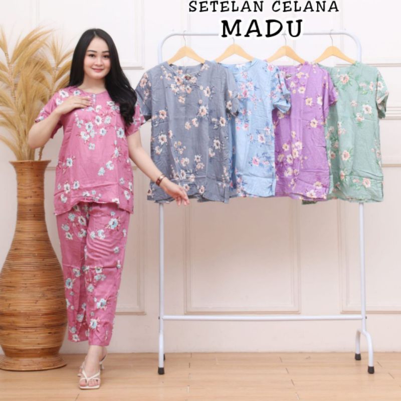 setelan baju tidur wanita/setelam baju celana/baju tidur celana/
