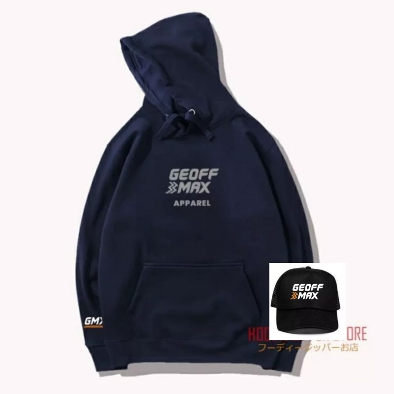 HOODIE GEOFF MAX BONUS TOPI