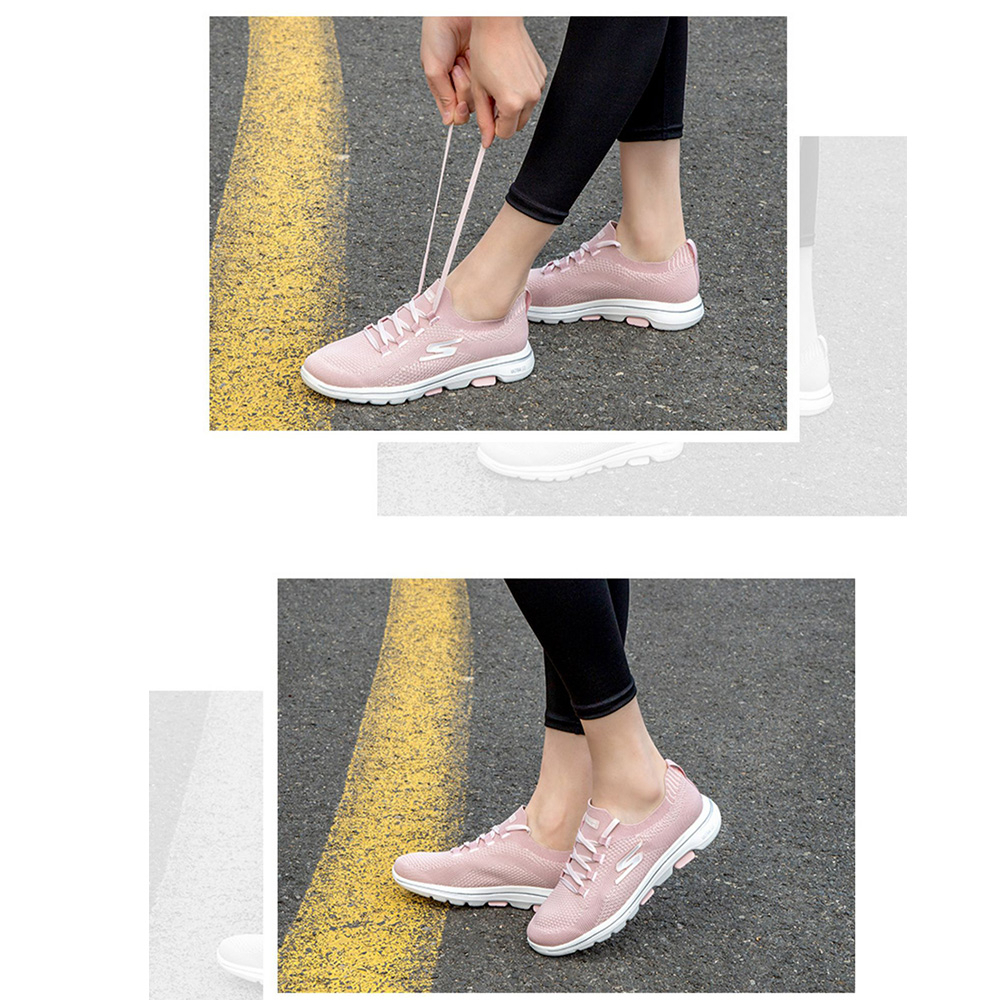 Sepatu SKECHERS  wanita tanpa shoes sneakers wanita slip sepatu kasual lari