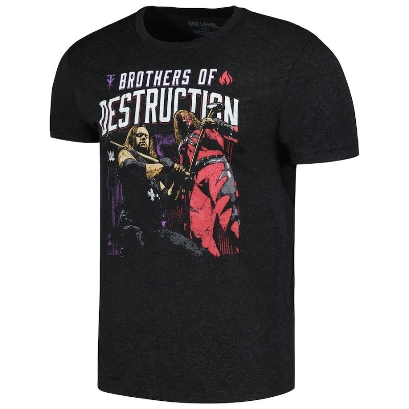KAOS TSHIRT WWE THE UNDERTAKER KANE BROTHER DESTRUCTION