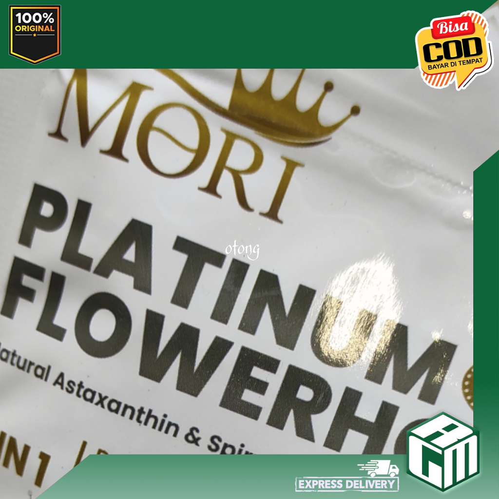 MORI LOUHAN Platinum Flowerhorn Pelet Pellet Pakan Makanan 100 gram