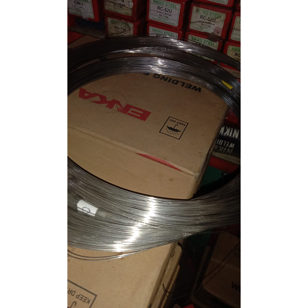 Kawat Las Argon Stainless Soft 202 0.8mm (1kg)