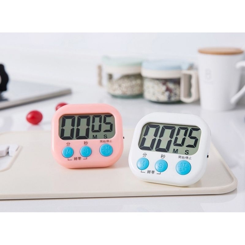 timer masak digital alarm bermagnet