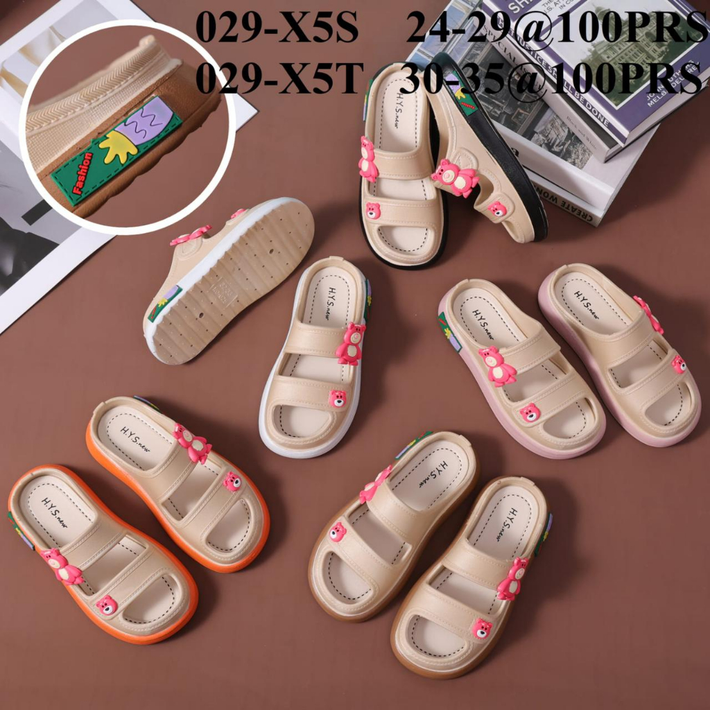 Sandal Anak-Anak Wanita Terbaru/ Sendal Selop Karet Jelly Import HYS 029-5/Sendal Korea Import