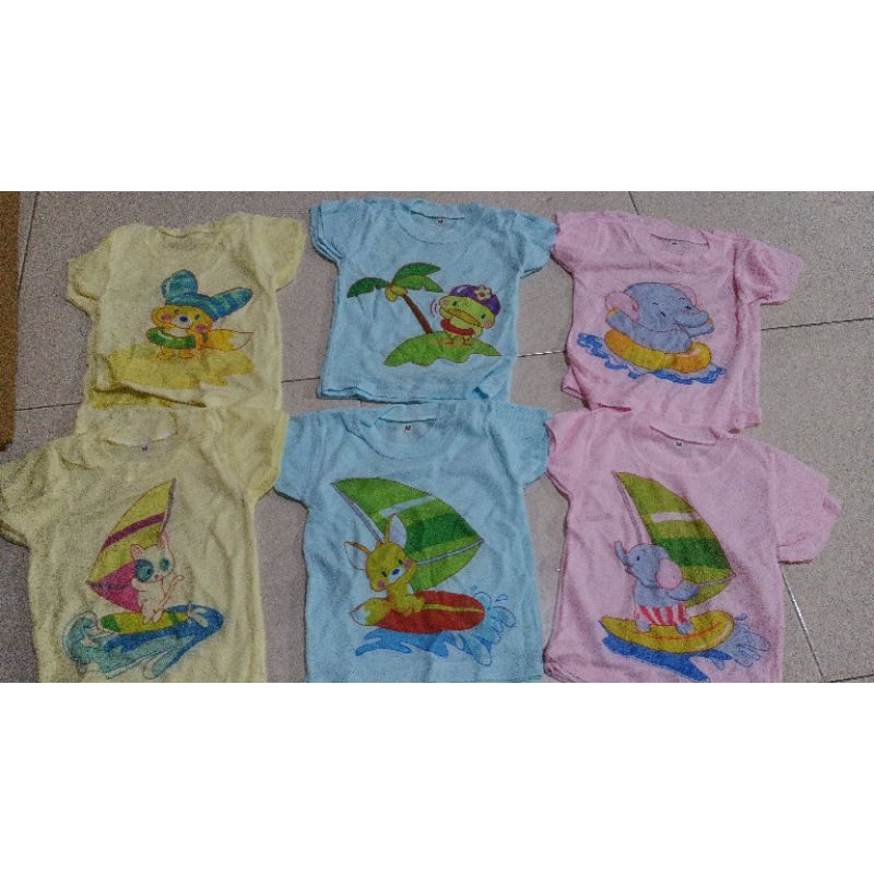 Kaos oblong anak bayi unisex bahan adem