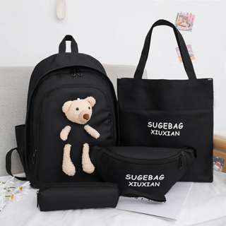 Style Korean School Bag 4 in 1 10120