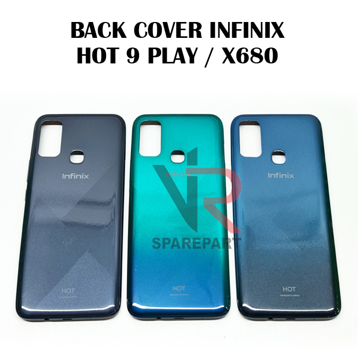 BACK COVER INFINIX HOT 9 PLAY / X680 BACK DOOR / TUTUP BELAKANG