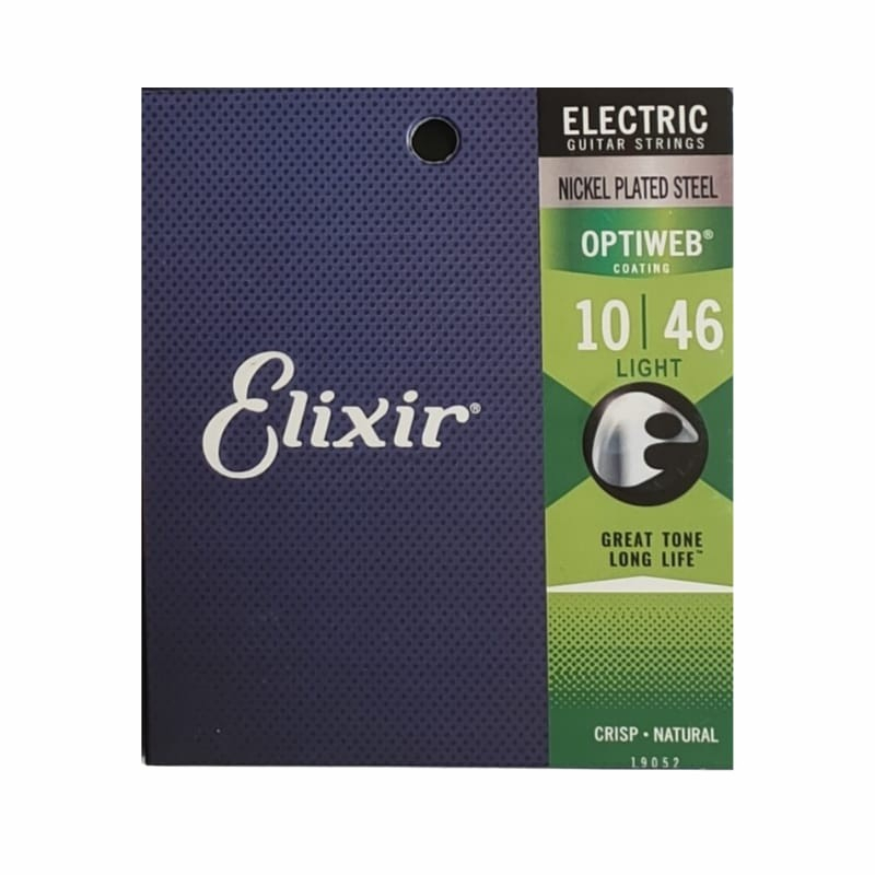 Original Senar Gitar Elixir Elektrik Anti Karat Coating Import Nanoweb Polyweb Optiweb 0,9 0,10  Set