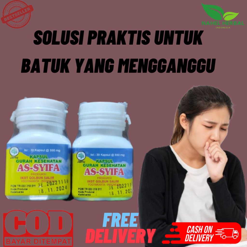 Hilangkan Batuk dengan Mudah dengan Kapsul Gurah Kesehatan As-Syifa - Vitamin Daya Tahan Tubuh Obat 