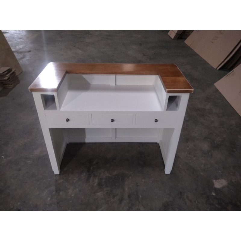 Meja Kasir Krepyak Minimalis 3 Laci