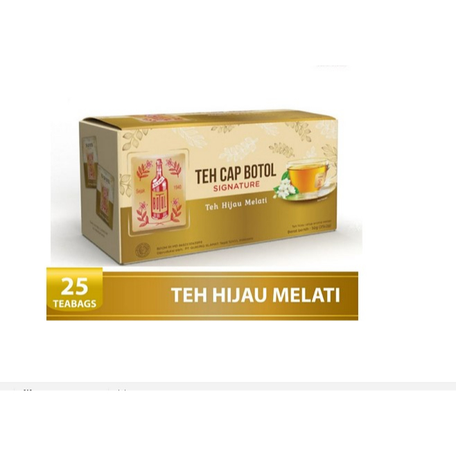 

Teh Cap Botol Signature / Teh Hijau Melati 25's