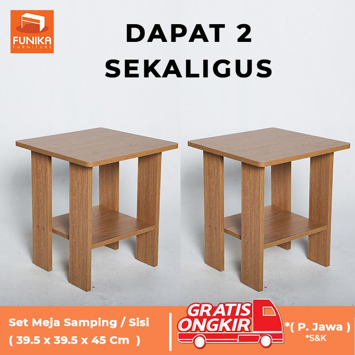 SET  MEJA SISI KOTAK MEJA KECIL MEJA SAMPING MEJA AQUARIUM