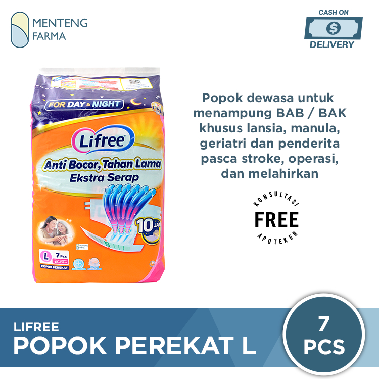 Lifree Popok Perekat L7 - Popok Perekat Dewasa Anti Bocor