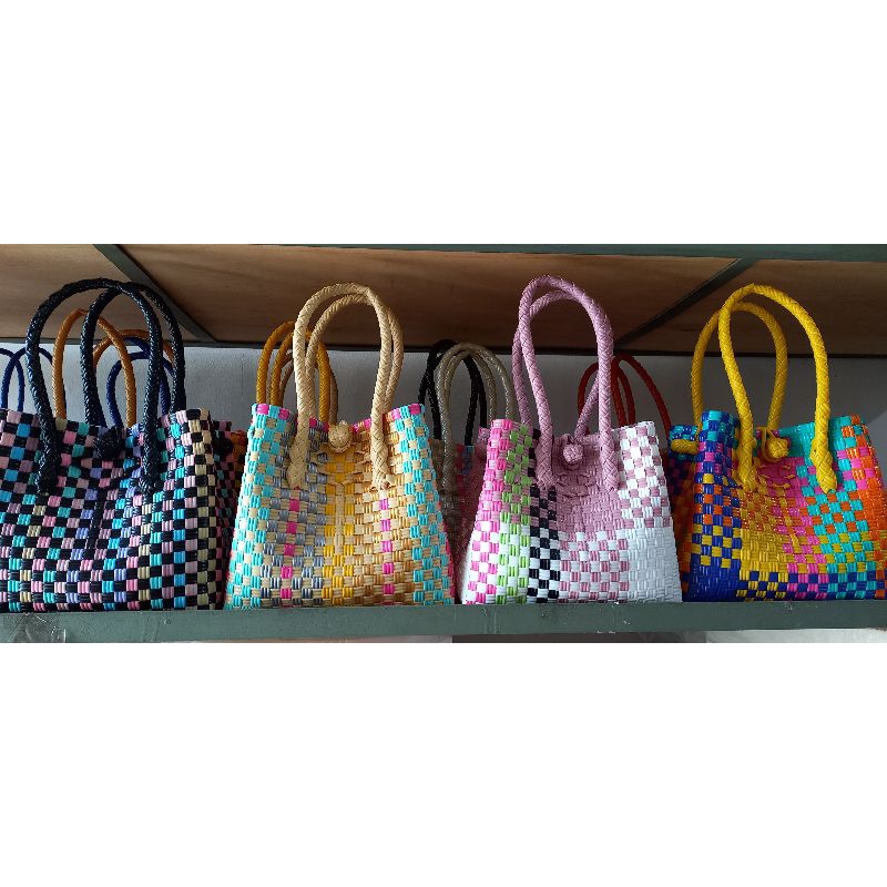 Tas Jali Plastik Anyaman size XS Ready