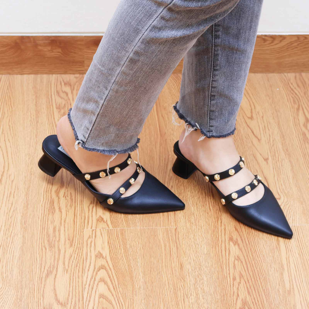 [ NEW ] Sepatu Wanita  C*K 487 - SNL Heels 4cm